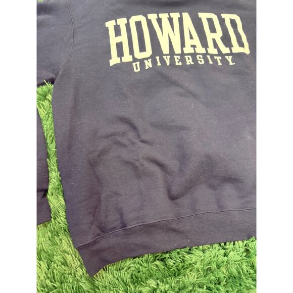 Howard University Washington DC Navy Blue Crewneck Large Sweatshirt Unisex - Picture 5 of 8